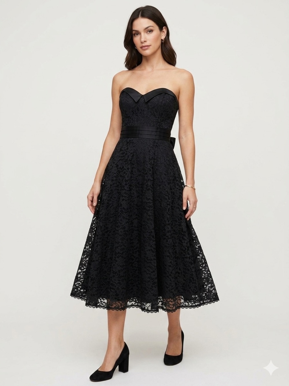 Gunne Sax Women's Black Dress
